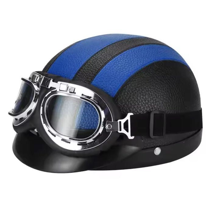 Capacete e óculos Mota 50cc (NOVO)