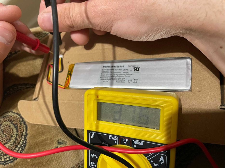 Акумулятор 1650 mah 3.6v