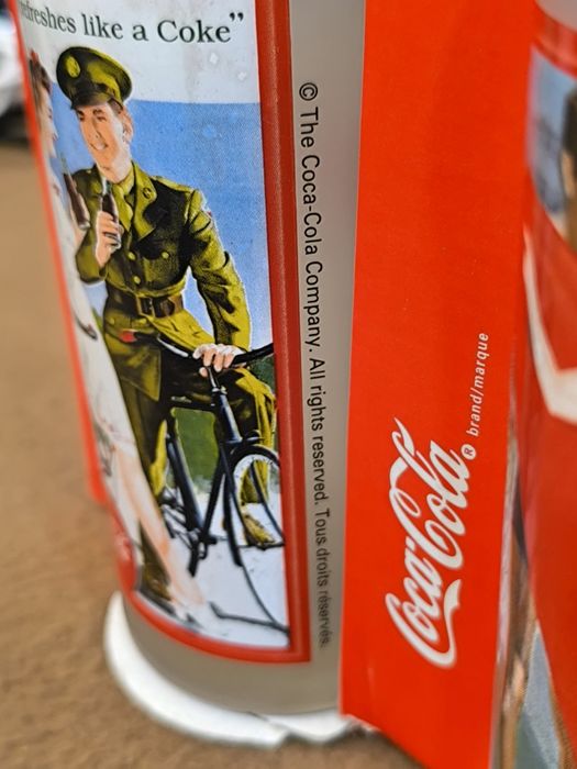 Conjunto de copos vintage da Coca-Cola