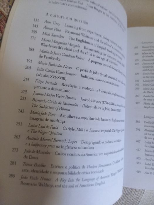 Do Esplendor na Relva ensaios sobre cultura de língua inglesa