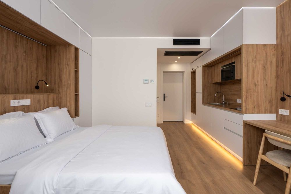 Подобова оренда 1к апартаментів у готелі "Lumen living" м. Деміївська