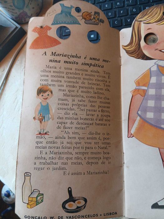 Antigo Livro Infantil, Mariazinha
