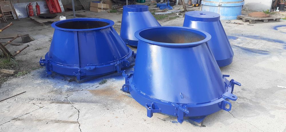 Formy do produkcji kręgów zwężka konus fi1000 maszyna do kręgów fi1200