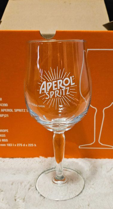 APEROL SPRITZ 6 sztuk Oryginalne kieliszki w kartonie