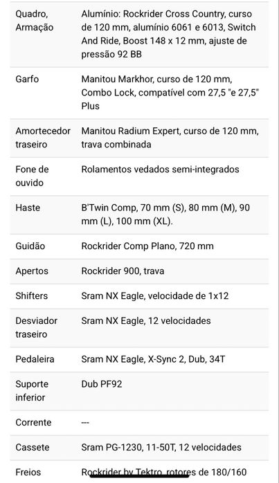 Rockrider XC 100 S 29 Full Suspension MTB Sram NX Eagle 12S 29" Red