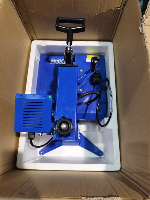 Prensa Térmica Profissional 38x38cm (Modelo HP38058) – Ideal para Sublimação e Vinil Têxtil