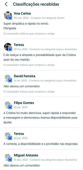 Serviço 50 peças Azure Lux Vista Alegre