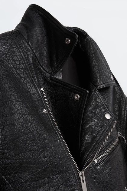 Шкіряна куртка косуха Zara
