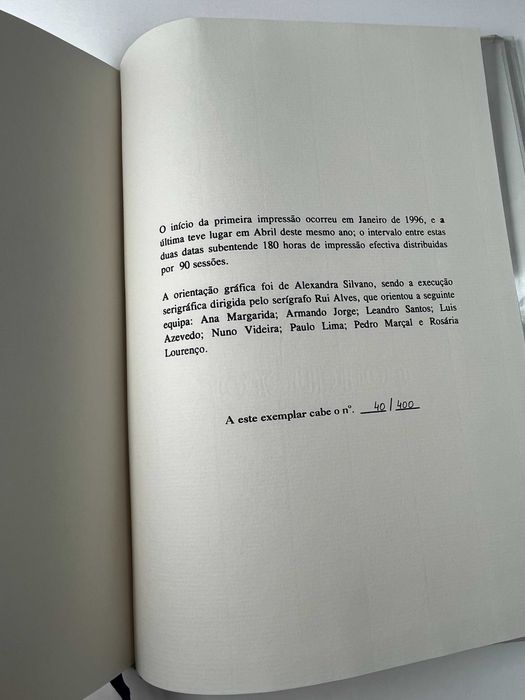Mário Cesariny e Pedro Oom - Corpo Visível Edições Prates 1996