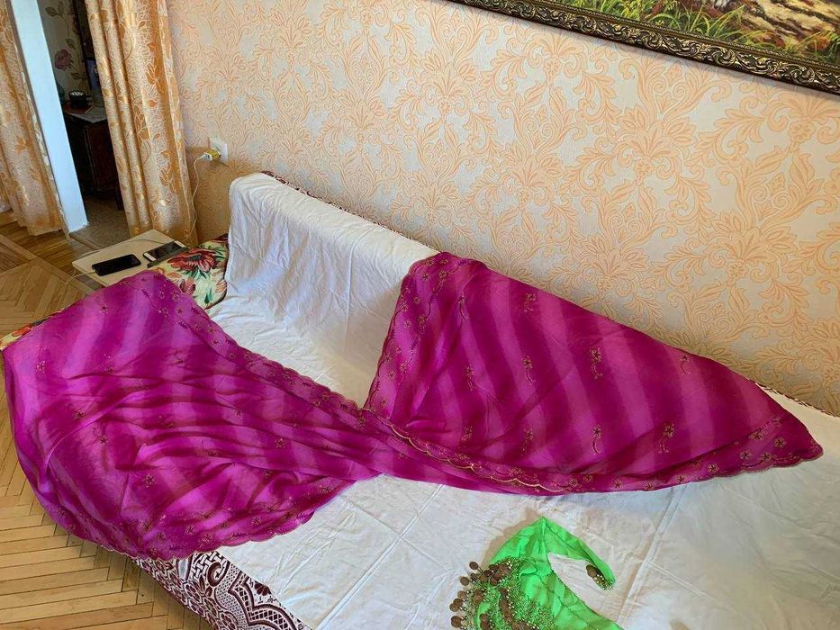 Продам парео (шаль) та пояс з монетками для східних танців