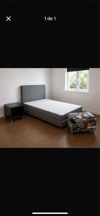 Cama e colchão ikea