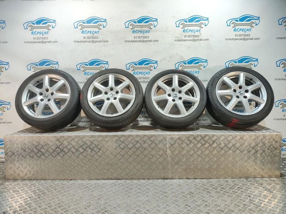 Conjunto Jantes 17 Originais Honda Civic 8 VIII FK 7J ET55 5x114,3J
