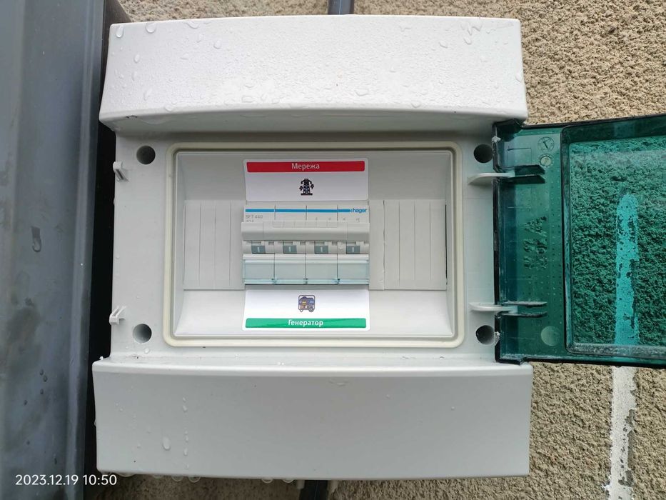 Маркування електрощита (наклейки)