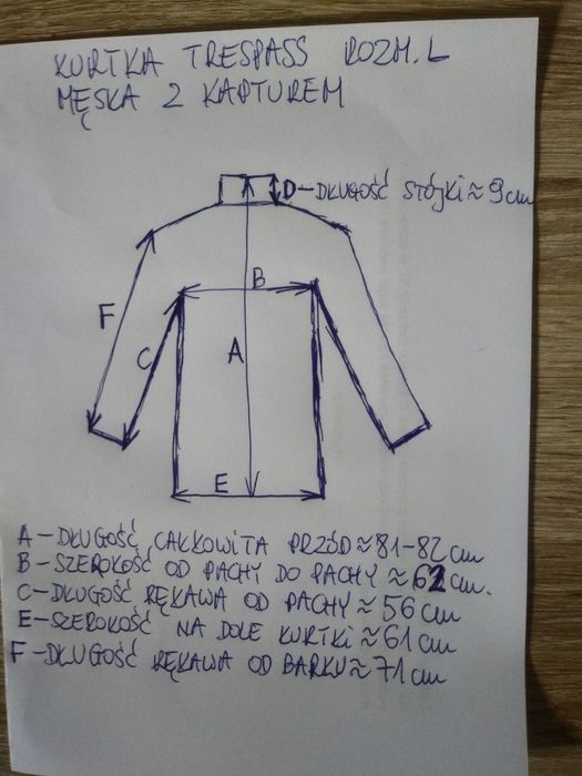 Kurtka męska zimowa trespass baldwin L męska -nowa