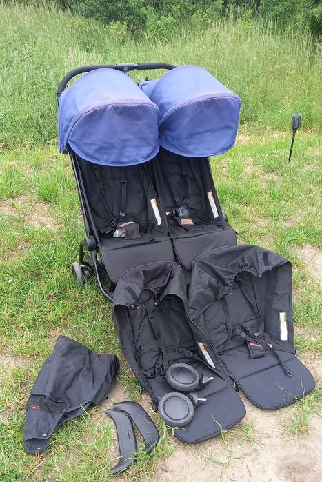 wózek rok po roku dla bliźniąt Mountain Buggy Nano Duo