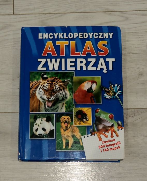 Encyklopedyczny Atlas Zwierząt 300 stron