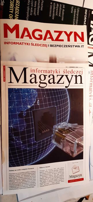 stare gazety czasopisma Magazyn informatyki śledczej 6 szt.