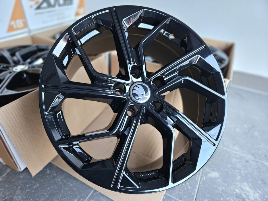 Skoda 18 " Nowe 5x112 Kodiaq Superb Enyaq Octavia Scout Felgi Czarne