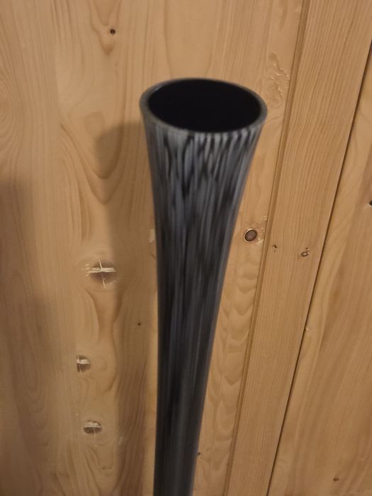 Wazon szklany, wysoki 101  cm. Murano