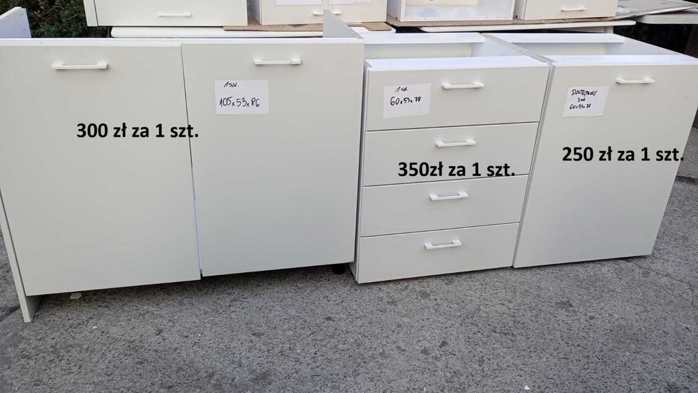 Szafka kuchenna stojąca wisząca 60x80biała szafki kuchenne dom kuchnia