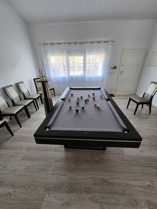 Mesa de Snooker com tampo + 12 cadeiras