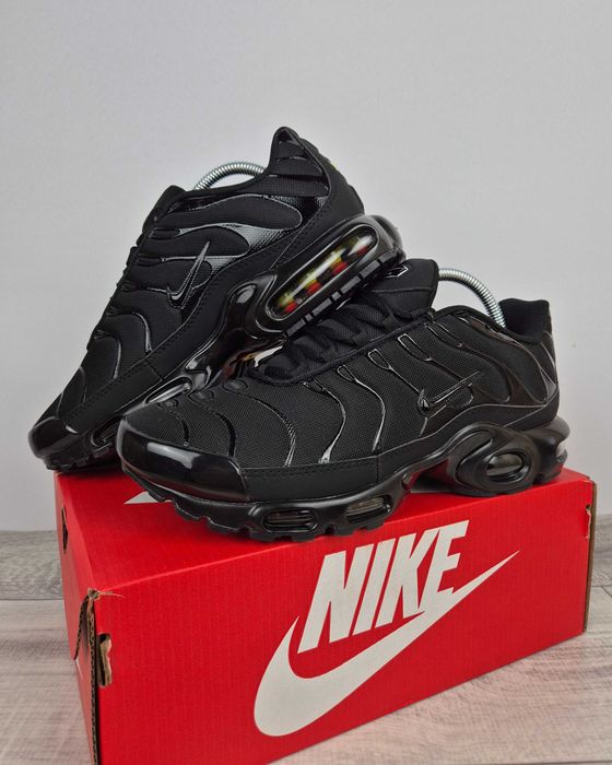 Nike Air Max Plus TN 43 Potrójnie Czarne Triple Black Męskie Buty