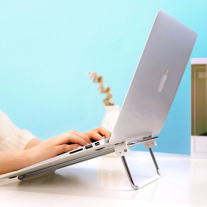 Ugreen regulowana podstawka stojak do laptopa srebrny