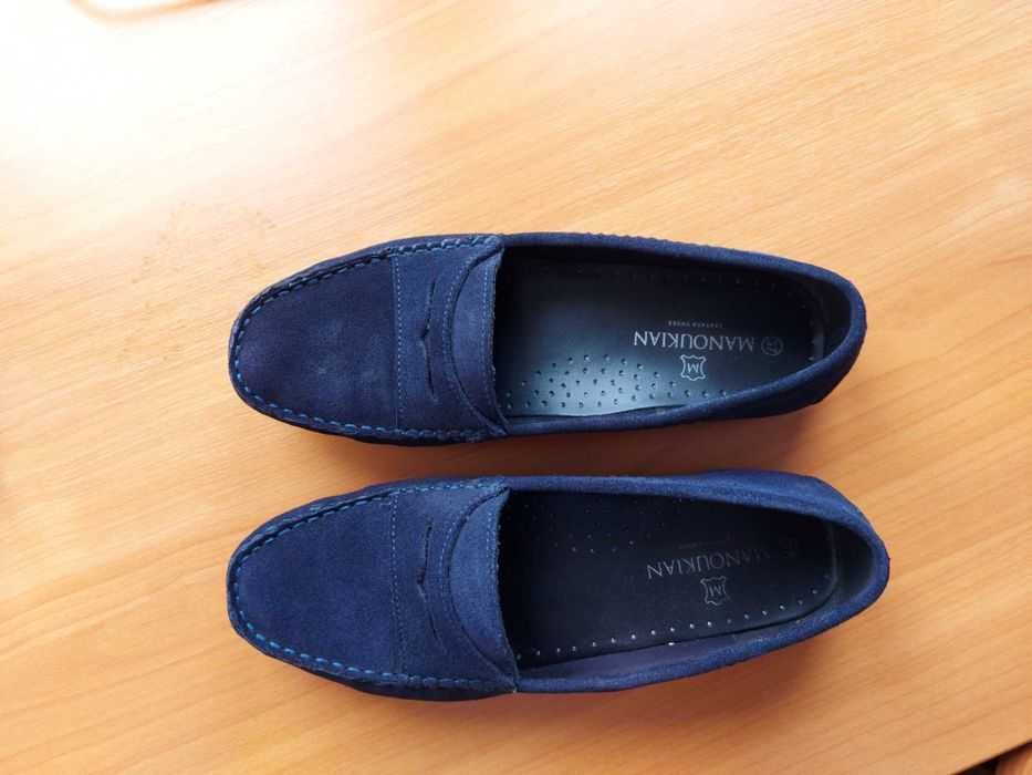 Skórzane buty nowe espadryle Manoukian rozmiar 37