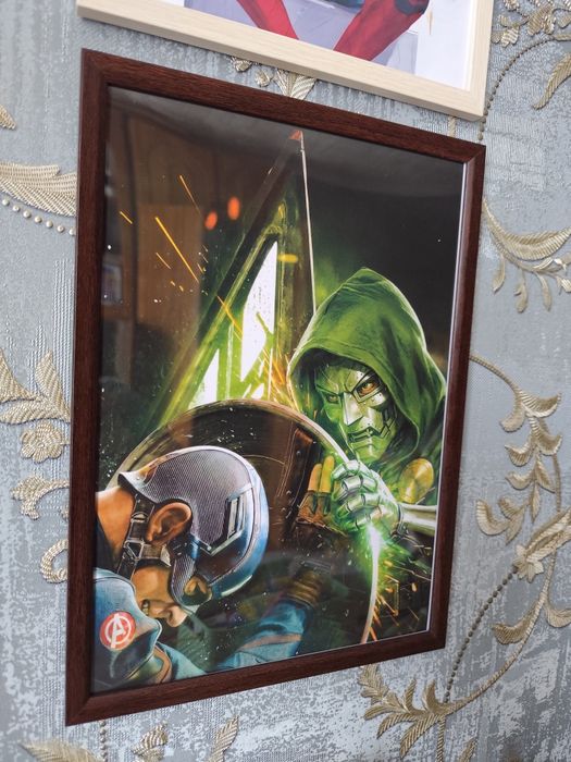 Постер А4 в рамці Spider Man, Doctor Doom