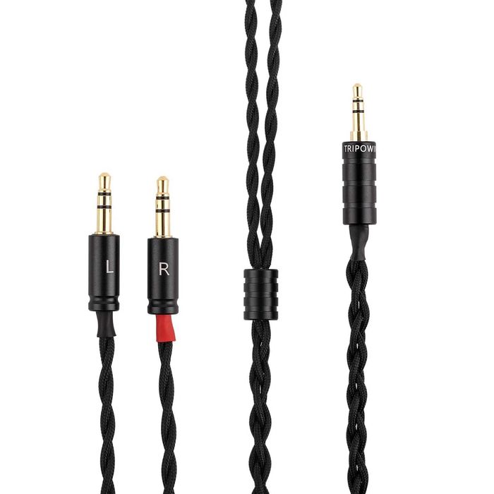 ‼️ Tripowin Nova - премиальный кабель для полноразмерных наушников 3.5 / 4.4 / XLR на Dual 3.5