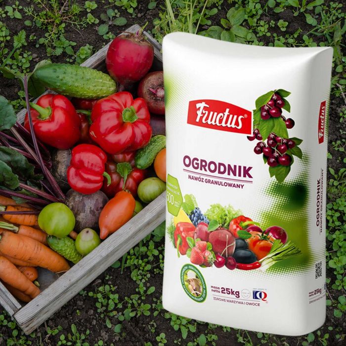 Nawóz do ogrodu uniwersalny OGRODNIK Fructus 25 kg