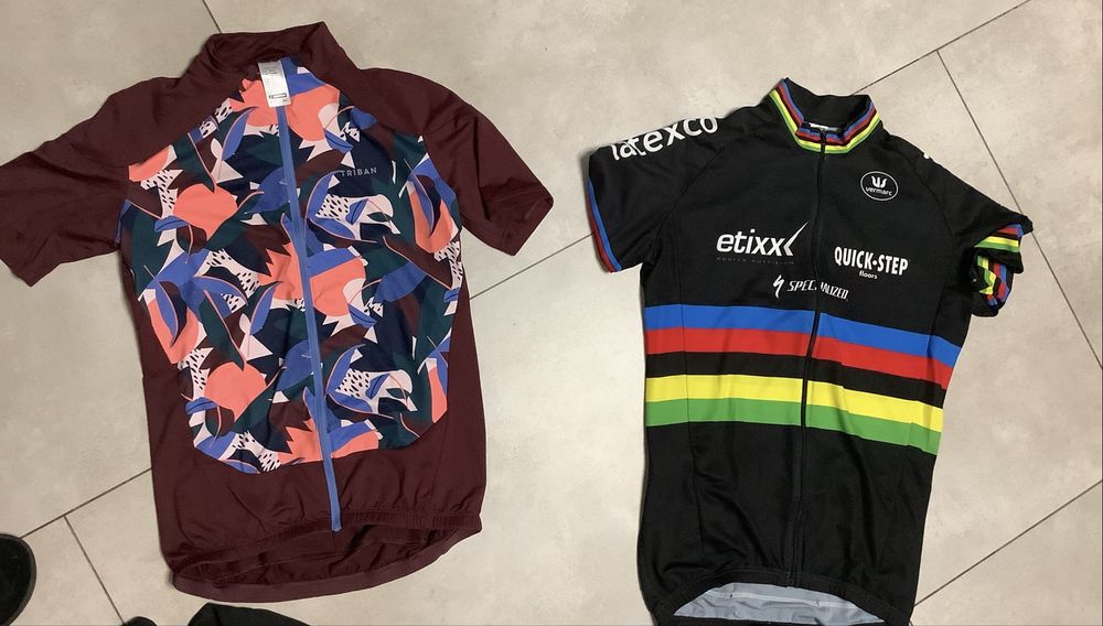 Koszulki rowerowe (Triban, Specialized, Crivit, Rockrider)