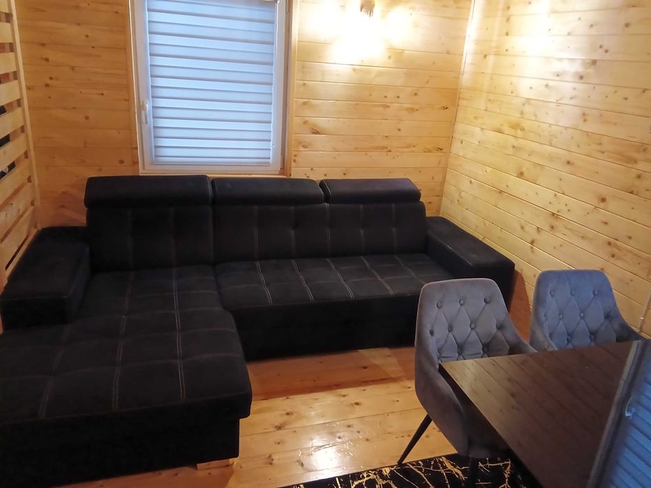 Domek z jacuzzi na wynajem w Komarówce gm. Sosnowica