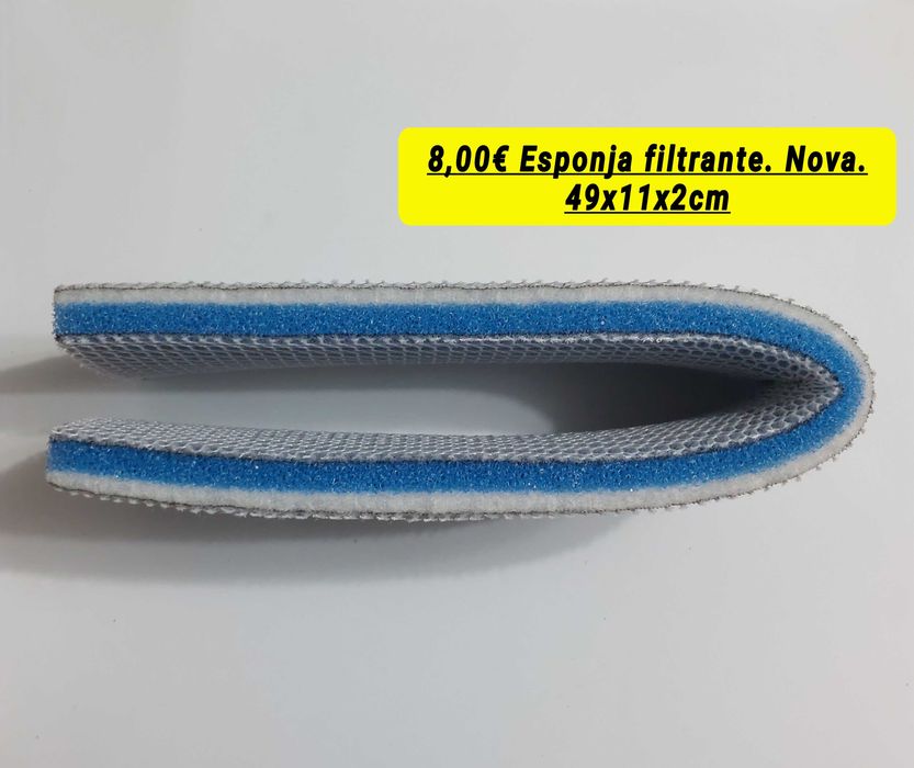 Luminária / calha LED aquário 5W 8W e 10W Esponja filtrante NOVO