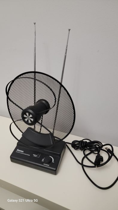 Hama Antena pokojowa DVB-T2 cyfrowa i analogowa do telewizora/radia