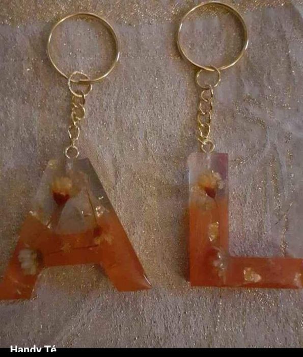 Porta-chaves em resina epóxi