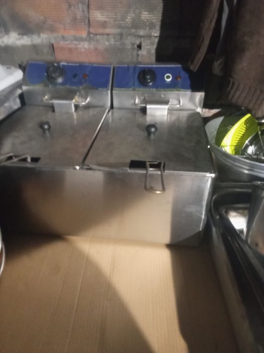 Fritadeira elétrica inox