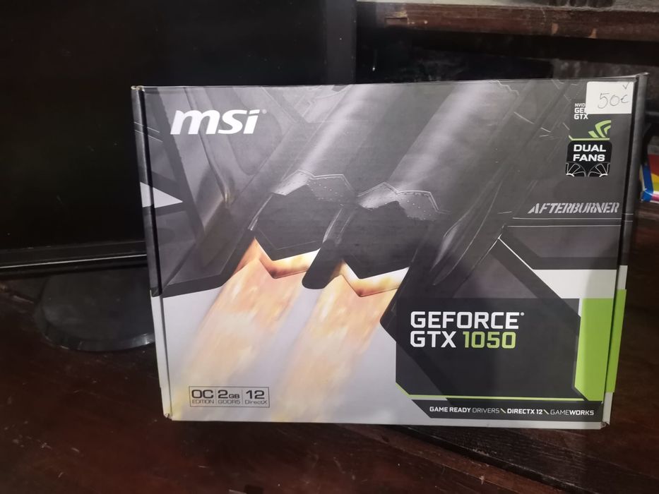 Placa Gráfica MSI GeForce GTX 1050 2GB