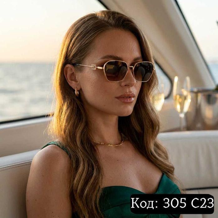 Жіночі сонцезахисні окуляри UV400 ексклюзив Код 305 C23