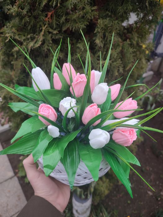 Букети з мила.Всі ручної роботи.