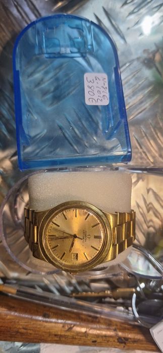 Omega mecanico bracelete metal original