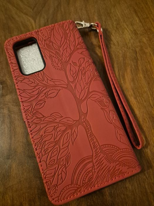 Etui case  samsung note 20  czerwony galaxy