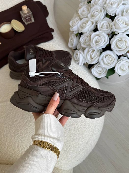 36-45 New Balance 9060 Chocolate КРОСІВКИ