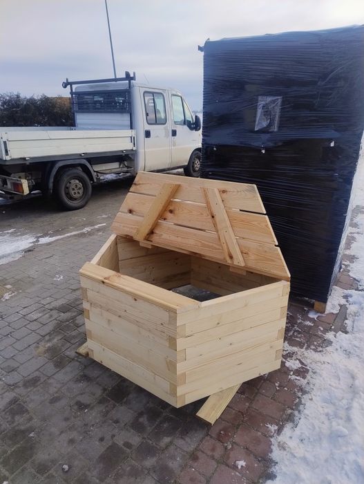 Studnia Drewniana Cembrowina Obudowa Na Krąg GRATIS Doniczka