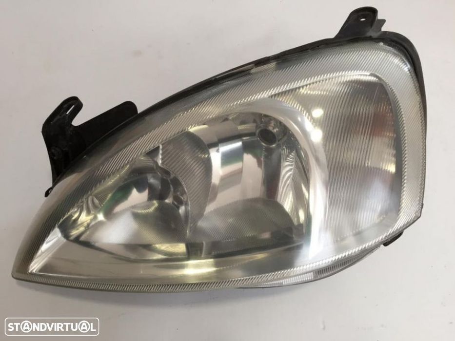 farol optica frente esquerdo Opel Corsa C