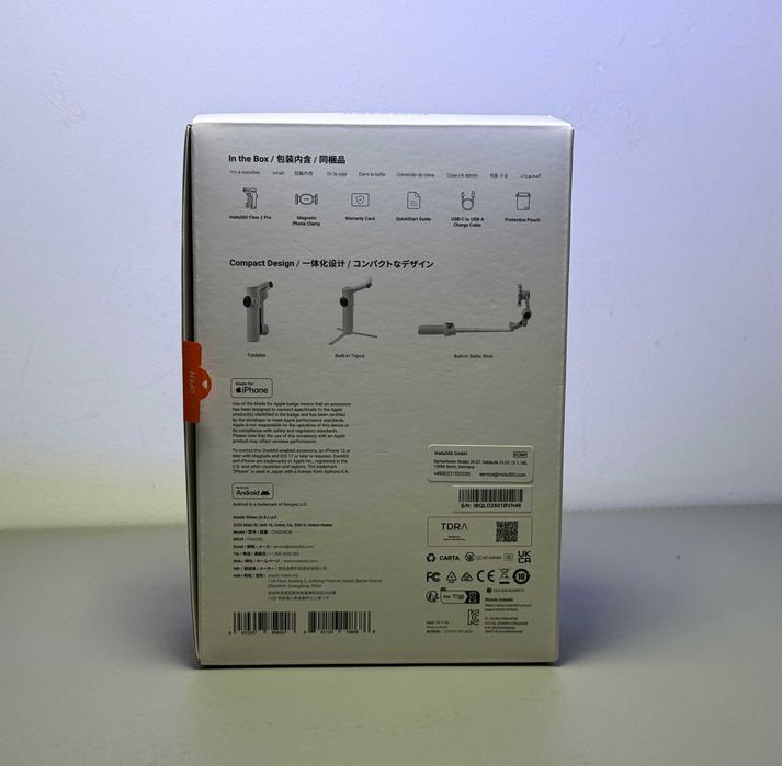 Монопод-стабілізатор Insta360 Flow 2 Pro Система стабілізації відео