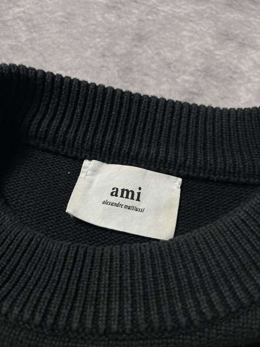 Gruby sweter Ami Paris Medium Logo