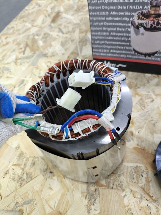 електродвигун генератора якір статор в зборі 6kw 220v
