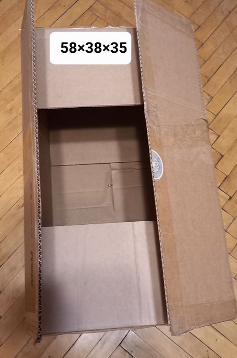 Коробок плотный 58×38×35