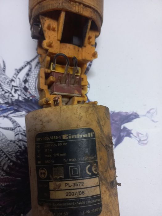 Włącznik wyłącznik szlifierki kątowej Bosch lub Einhell